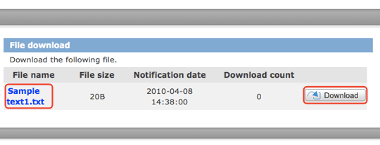 Download files