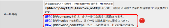 メール件名について